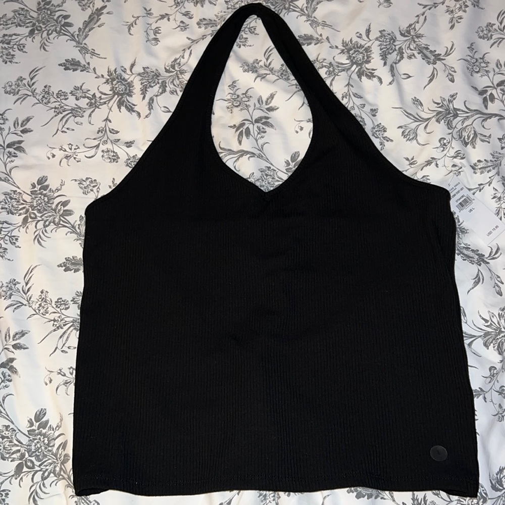 American Eagle Cropped Halter - L